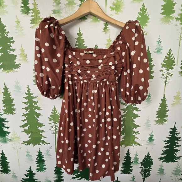 Abercrombie & Fitch Dresses & Skirts - Abercrombie & Fitch Puff Sleeve Mini Day Dress